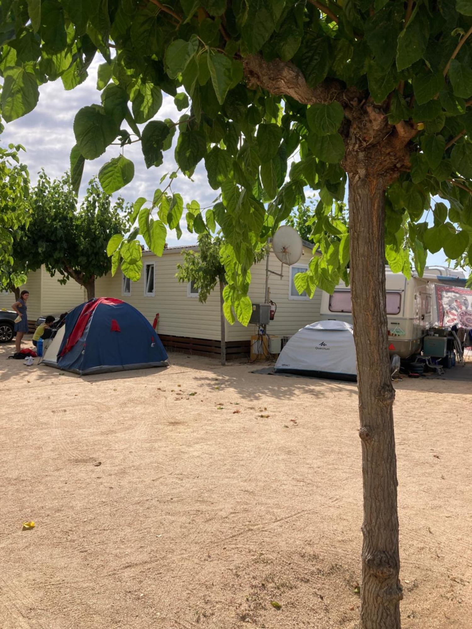 Camping El Pinar Platja Santa Susanna Esterno foto